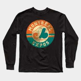 Montreal Expos Vintage Long Sleeve T-Shirt